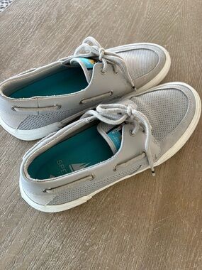 Sperry Top-Sider Men’s 11 Gray Boat Shoes Sneaker Style Lightweight